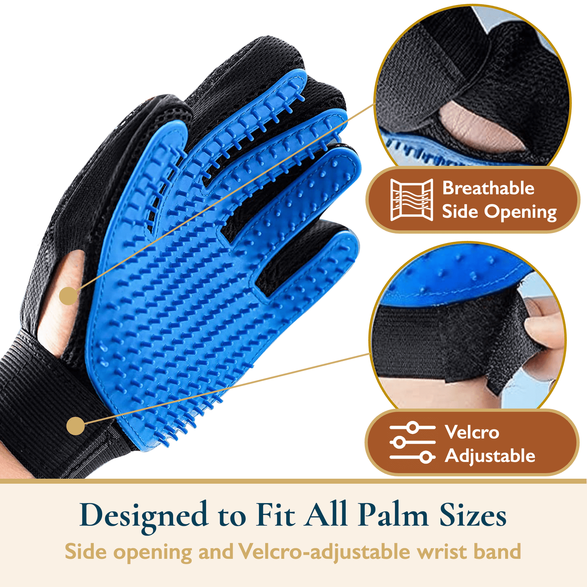Pet Hair Remover & Pet Grooming Gloves Set, Dog/Cat Grooming Washing Gloves, Dog Brush Deshedding Tool, Reusable Lint Roller for Pet Hair, Dog/Cat Hair/Fur Remover for Carpet, Furniture