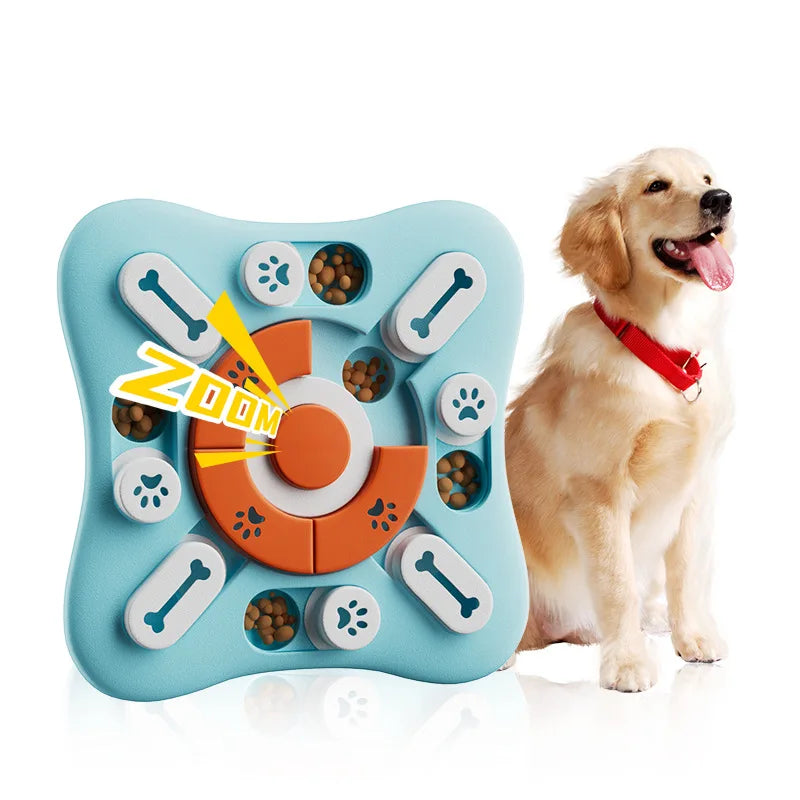 Dog Toys Slow Feeder Interactive Increase Puppy IQ Food Dispenser Slowly Eating Nonslip Bowl Pet Puzzle Cat Dogs Training Game